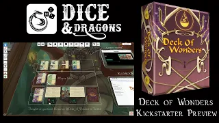 Dice and Dragons - Deck of Wonders Kickstarter Preview