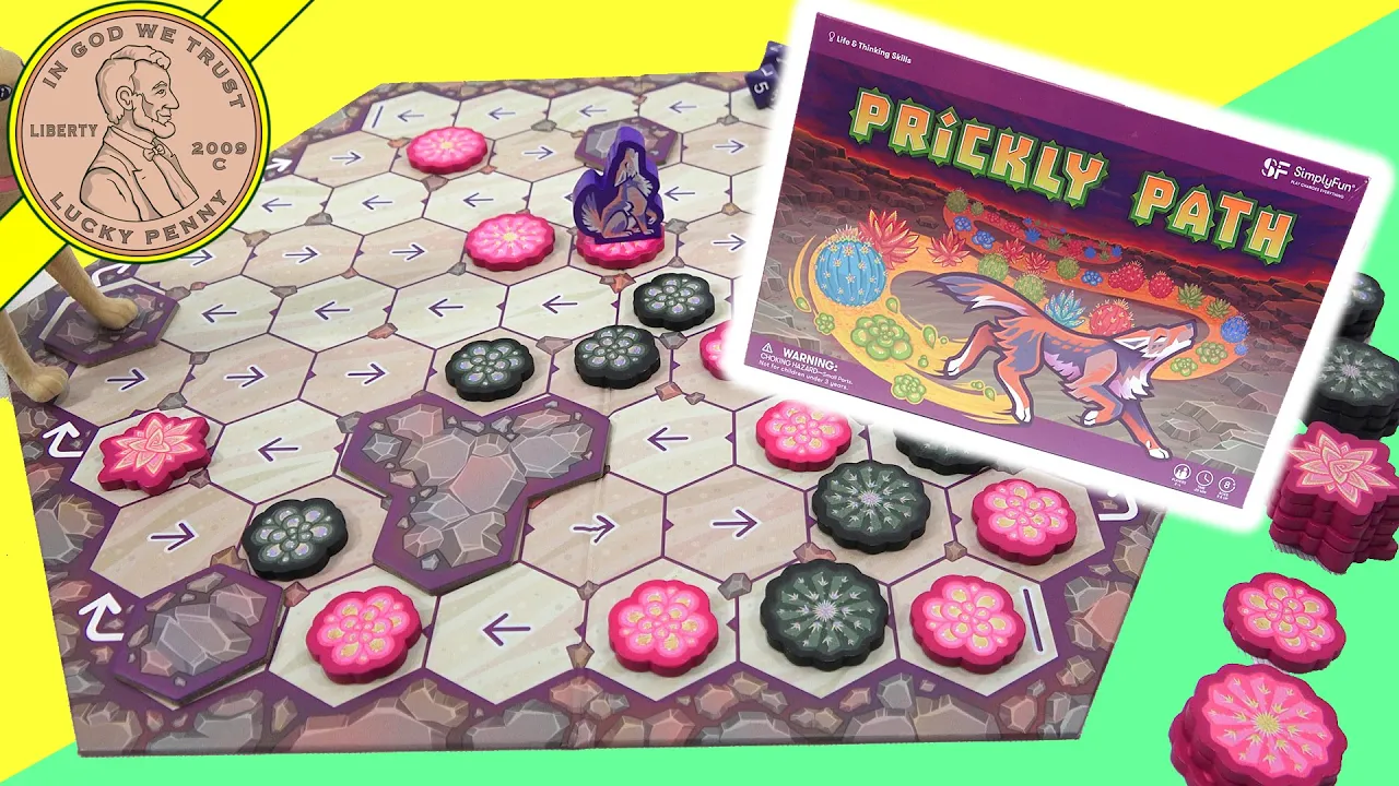 How To Play The Family Board Game Prickly Path From SimplyFun