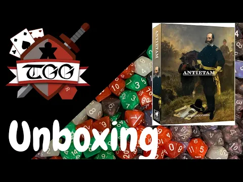 Antietam Board Game Unboxing
