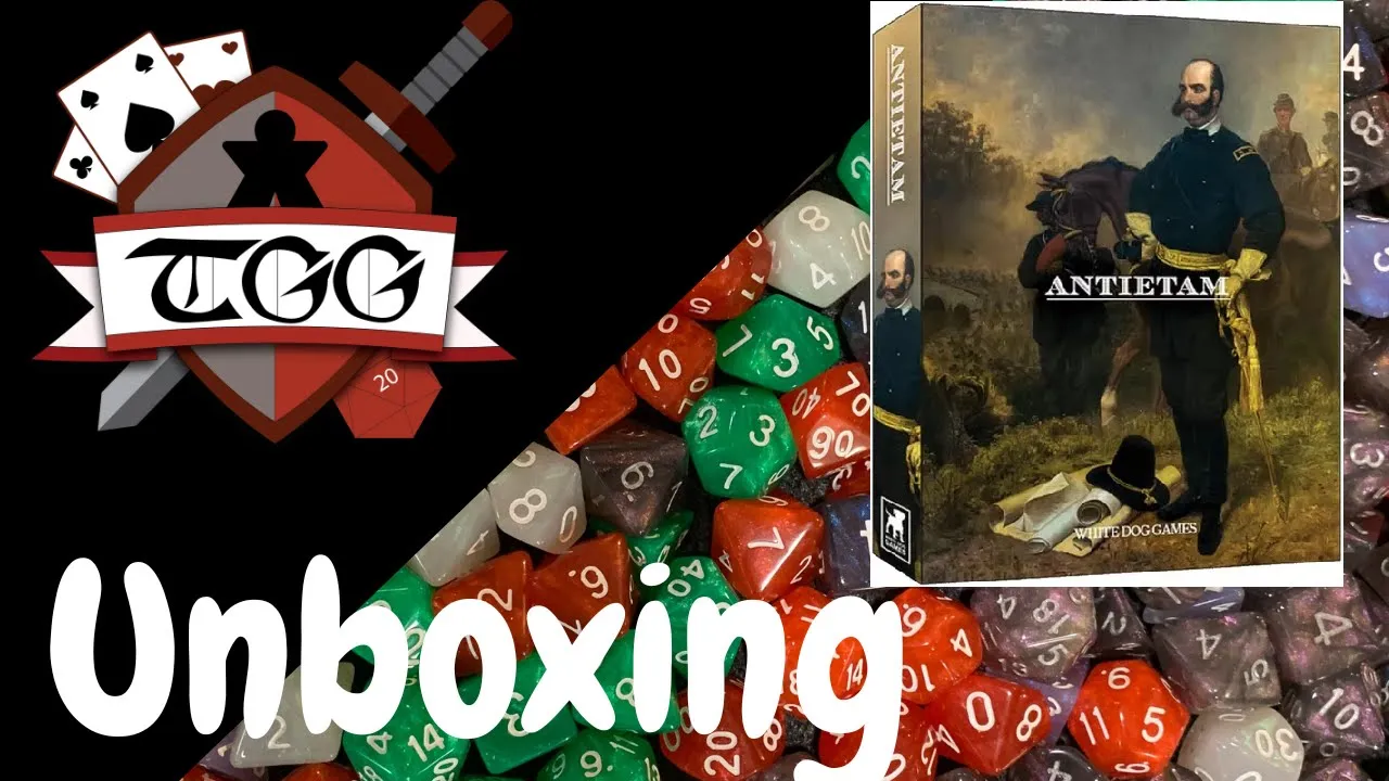 Antietam Board Game Unboxing