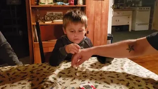 Fill or Bust game at the cabin