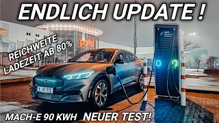 Mustang MachE Update 01/22!  Mehr Ladespeed & Reichweite? Elektroauto Autobahn #elektroauto
