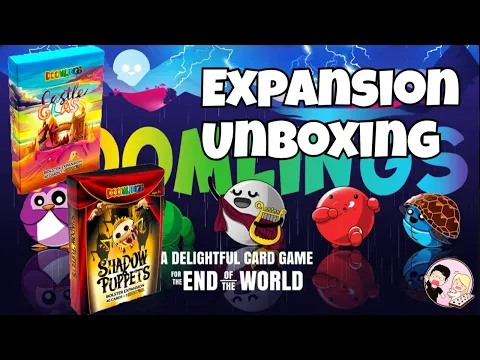 Jake & Cierra React | Unboxing Doomlings Shadow Puppet/Castle Glass Expansion Packs!