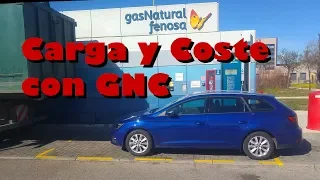 Ejemplo real con GNC: Carga y coste con Gas Natural Comprimido