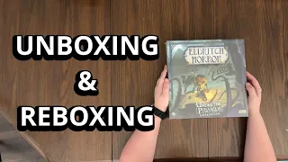 Eldritch Horror: Under the Pyramids Expansion - Board Game Unboxing & Reboxing - What's in the Box?