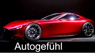Mazda RX-Vision Sports car concept Premiere - Autogefühl