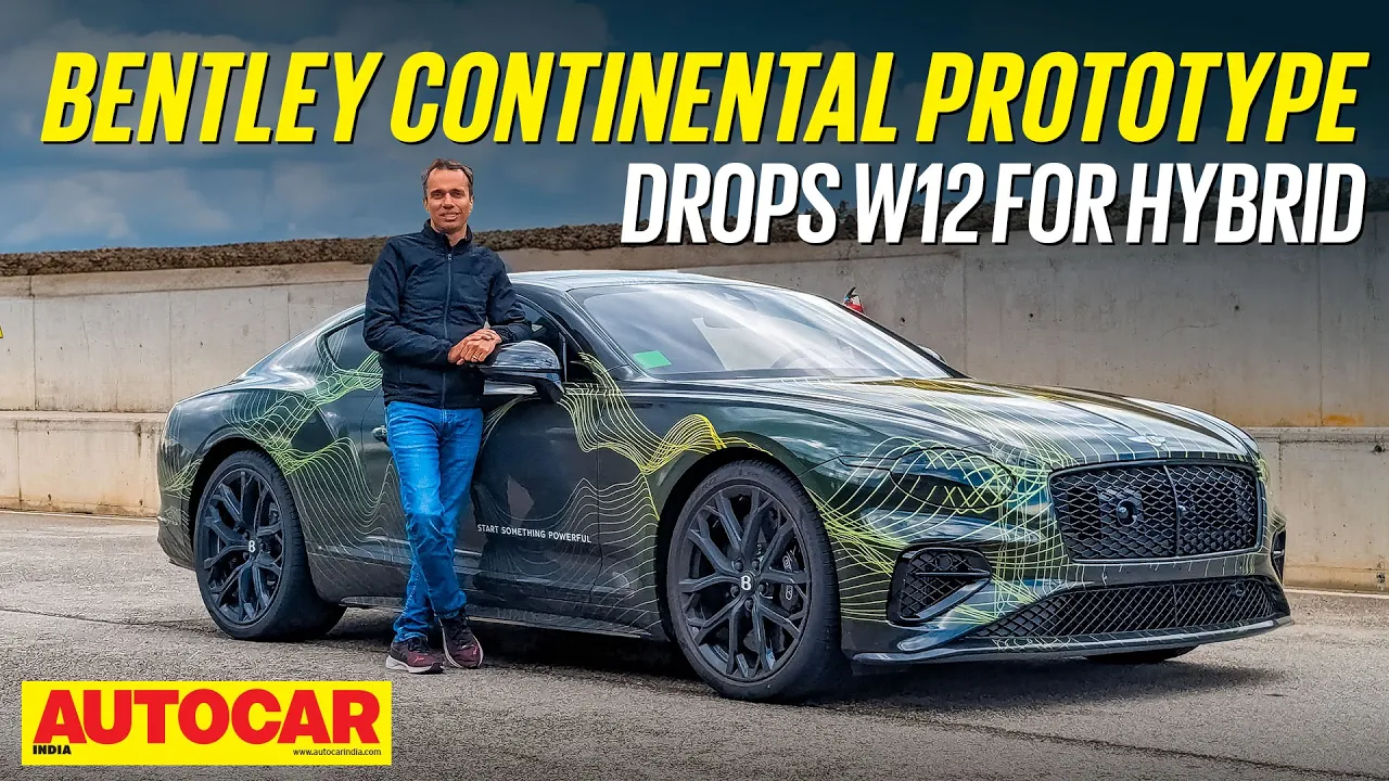 Bentley Continental GT Prototype review - Iconic grand tourer is now a hybrid |Drive| @autocarindia1