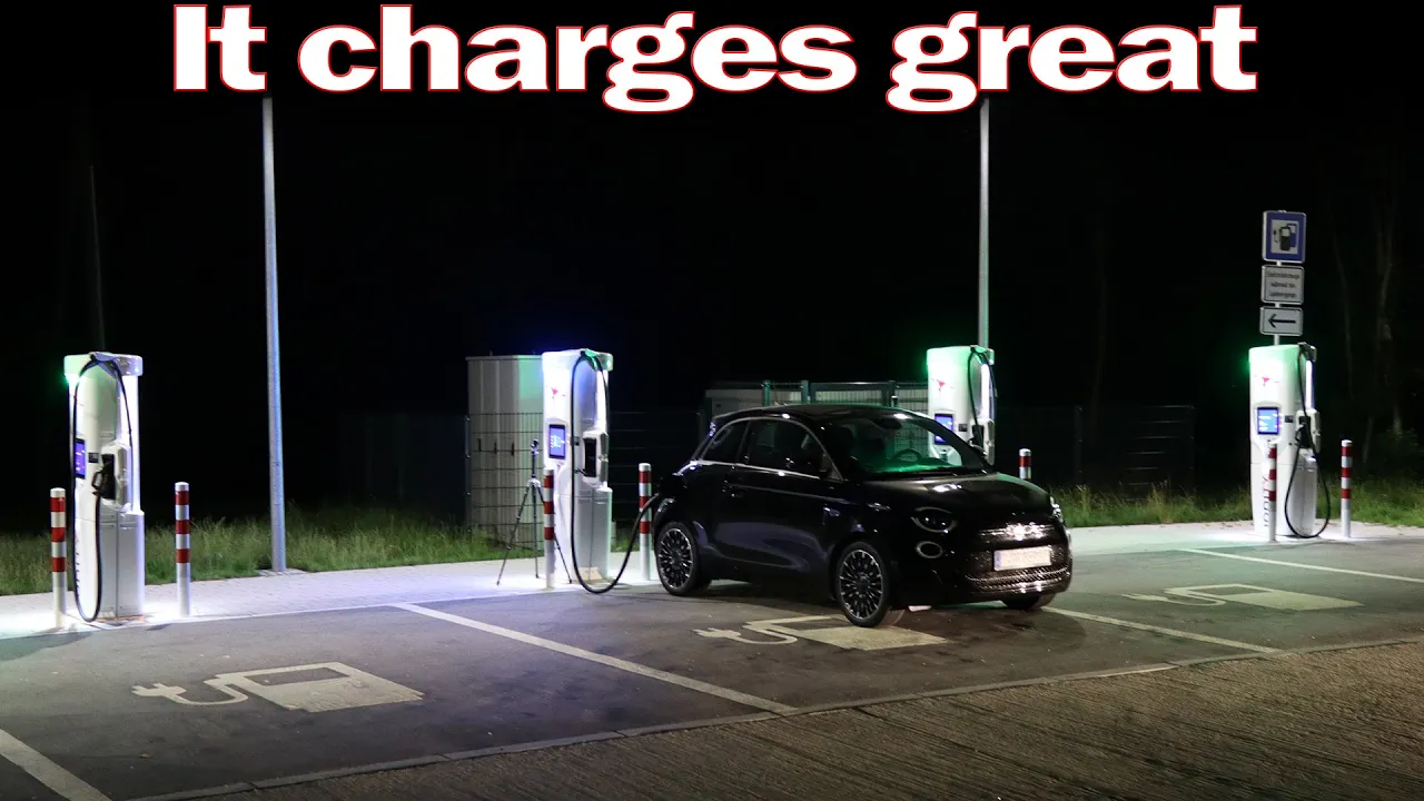 Fiat 500e - 8-99% charging at Ionity analyzed