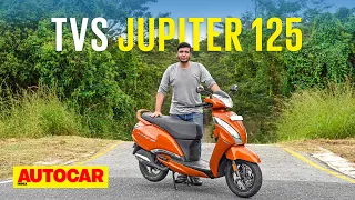 TVS Jupiter 125 review - Family guy | First Ride | Autocar India