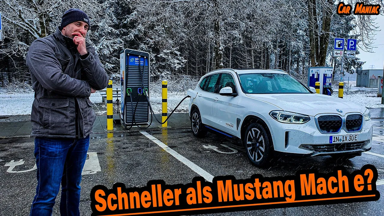 BMW iX3 80kWh - Autobahnkomfort + Reichweite & Ladespeed Test
