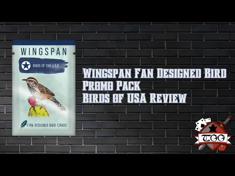 Wingspan Fan Designed Bird Promo Pack Review | Birds of USA Expansion Overview