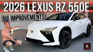 The 2026 Lexus RZ 550e F-Sport Brings More Range & Power To The Electric RX SUV