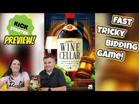 Wine Cellar - #kickstarter Preview Of This Quick Bidding Game From @25thCenturyGames