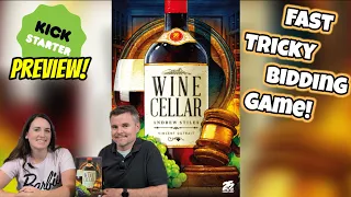 Wine Cellar - #kickstarter Preview Of This Quick Bidding Game From @25thCenturyGames