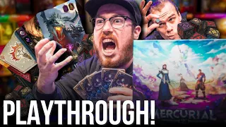 Mercurial Full Boardgame Playthrough! Converting Resources and Firing off Spell!