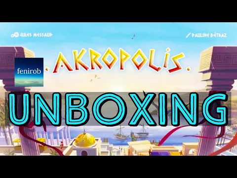 Akropolis Board Game | Unboxing (No Talking)