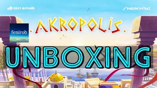Akropolis Board Game | Unboxing (No Talking)