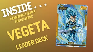 Inside…Vegeta Leader Deck - Fusion World - Dragon Ball Super Card Game (4K 60fps)