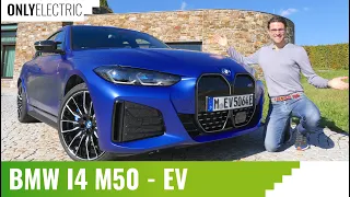 BMW i4 M50 - The First Fully Electric Car to get the BMW M Badge !