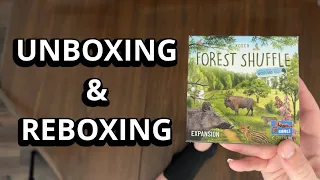 Forest Shuffle: Woodland Edge Expansion - What's in the box? - Card Game Unboxing and Reboxing