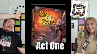 Slay The Spire: The Board Game Act 1 Playthrough (2 Player)