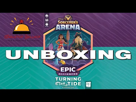 Unboxing Disney Sorcerer's Arena Epic Alliances Turning the Tide, with three new Disney characters.