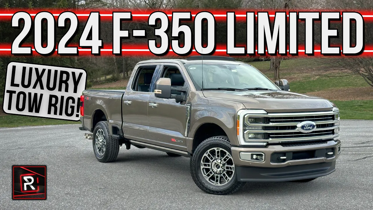The 2024 Ford F-350 Powerstroke Limited Is The Ultimate Luxury Tow Rig To Haul Big Toys