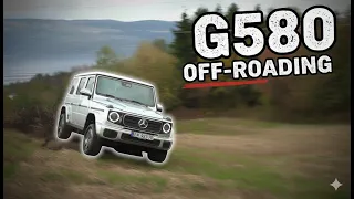 Mercedes G580 electric Geländewagen G-turn & offroad range test