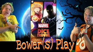 Bower Play(s) Marvel Dice Throne - Black Panther Vs Captain Marvel