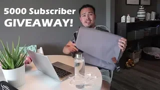 5000 subscriber giveaway! Volvo travel bag and more fun stuff!!