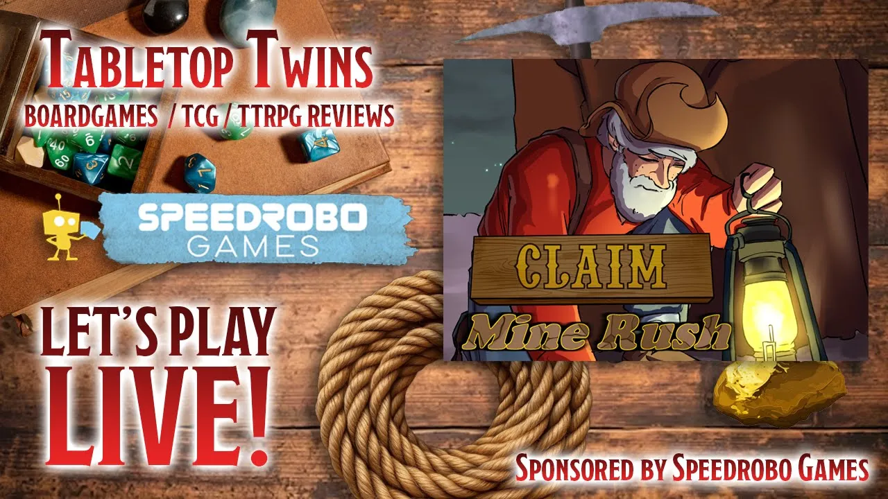 [TABLETOP TWINS] Reviewing Speedrobo Games' Claim Mine Rush (Yuki & Yuna | Twin Vtubers)