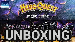 HeroQuest: First Light Board Game | Unboxing (No Talking)