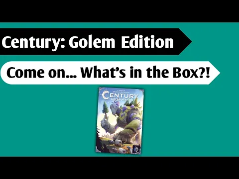 My Precious: An Unboxing of Century Golem Edition