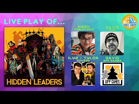 Playing Hidden Leaders w/ @ManVsMeeple + Kovray Studios