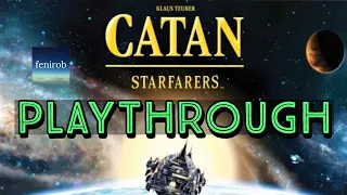 Catan: Starfarers I Playthrough (4 Players)