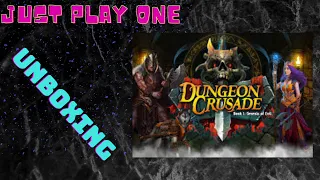 Dungeon Crusade. Book 1: Genesis of Evil. Unboxing.