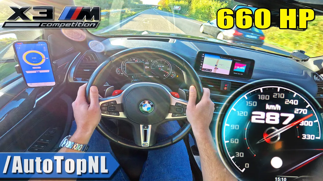 TUNED BMW X3M is a FAMILY WEAPON on AUTOBAHN!
