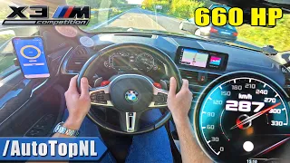 TUNED BMW X3M is a FAMILY WEAPON on AUTOBAHN!