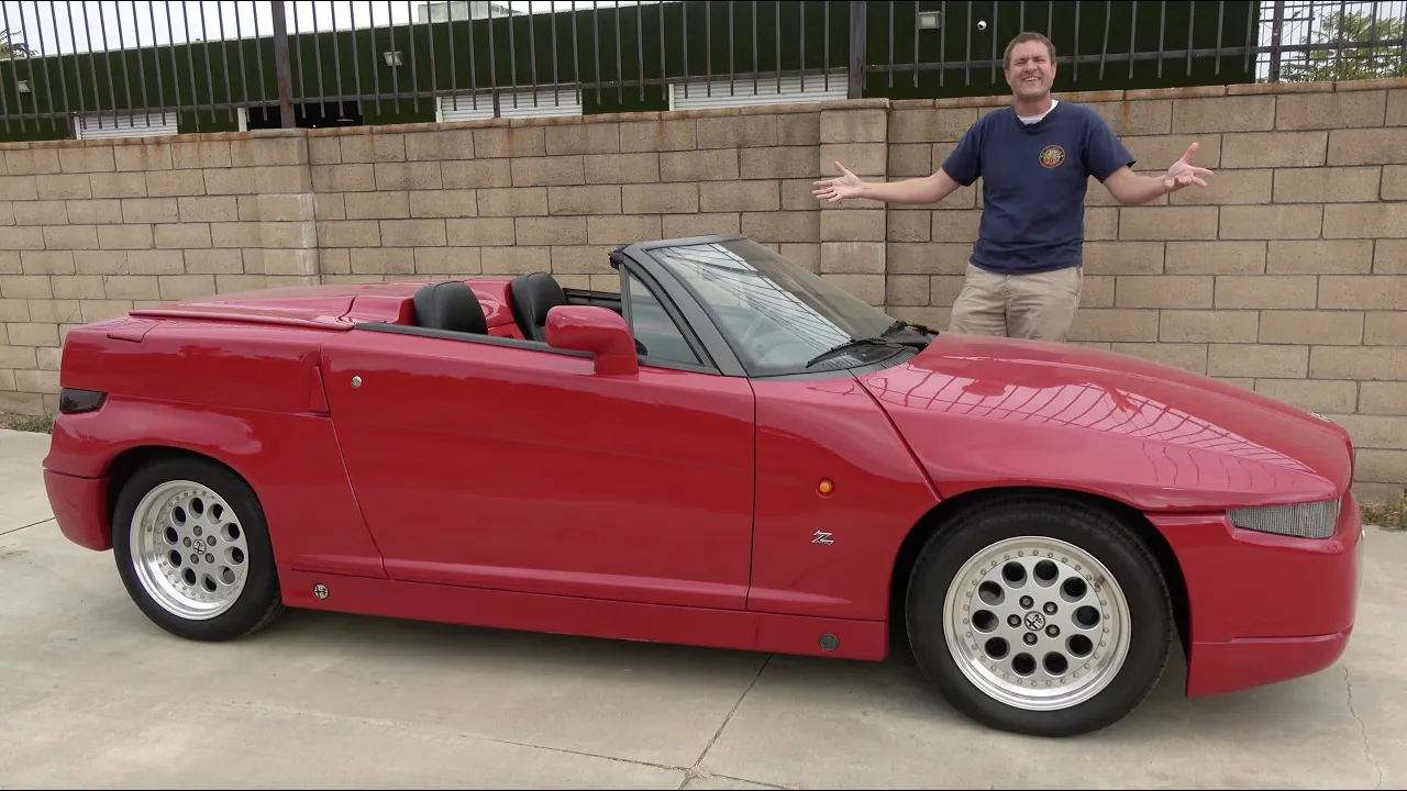 The Alfa Romeo RZ Is One of the Strangest 1990s Sports Cars
