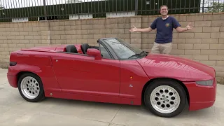 The Alfa Romeo RZ Is One of the Strangest 1990s Sports Cars