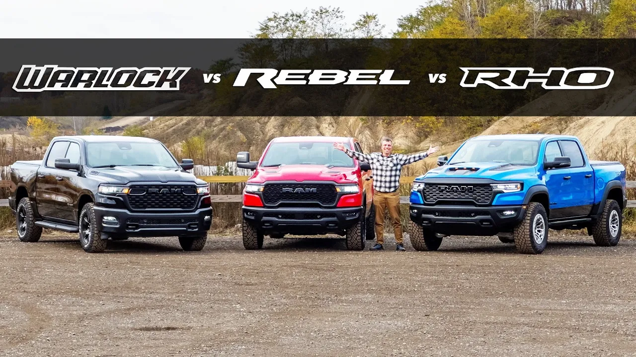 New 2025 Ram RHO vs Ram Rebel vs Ram Warlock: My Favorite Truck Is...
