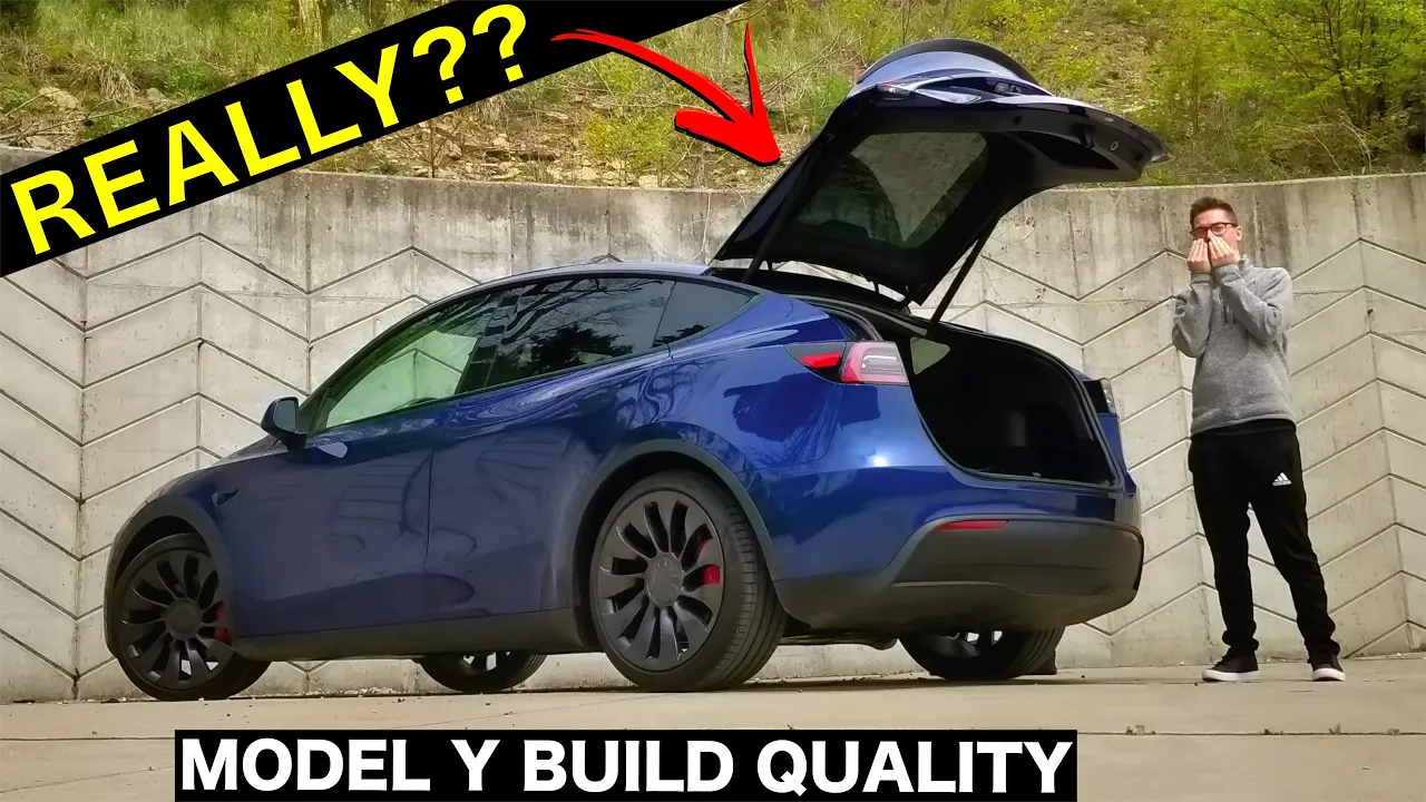 You WON'T BELIEVE how many PROBLEMS we found on this Tesla Model Y! | Early Build Quality Review