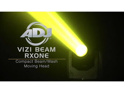 Product video thumbnail for ADJ American DJ Vizi Beam RXONE 1R DMX Moving Head Light