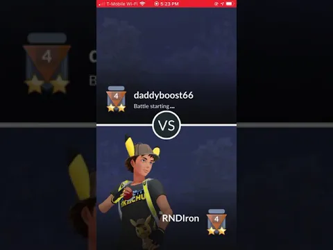 POKÉMON GO PVP GREAT LEAGUE BATTLE: DADDYBOOST66 VS RNDIRON