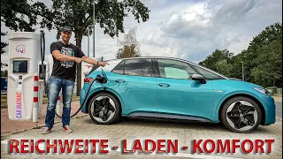 VW ID.3 - REICHWEITE bei 130km/h + 160km/h & LADESPEED!