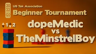 Live Commentary - 2022 Q2 Beginner Tak Tournament SEMIFINALS - dopeMedic vs TheMinstrelBoy