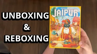 Jaipur - Family Game Unboxing & Reboxing - What's in the Box?