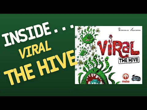 Inside…Viral board game - The Hive (Super Vírus) (4K 60fps)
