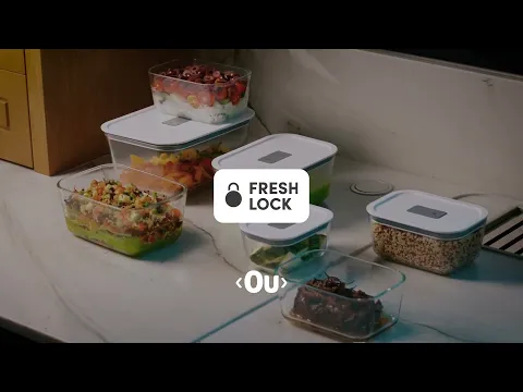 Pote Hermético 725ml Vidro com Tampa OU