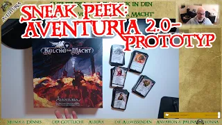 SNEAK PEEK - Der AVENTURIA 2.0 "Kelche der Macht"-Prototyp!